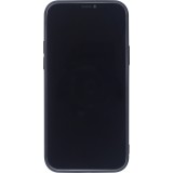 Hülle iPhone 12 Pro - Silikon Mat Herz - Schwarz