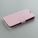 Hülle iPhone 16 Pro - Premium Flip Leder Tasche - Hellrosa