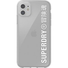 iPhone 11 Case Hülle - Superdry Clear Case transparent mit Logoaufdruck