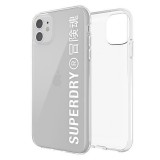 iPhone 11 Case Hülle - Superdry Clear Case transparent mit Logoaufdruck