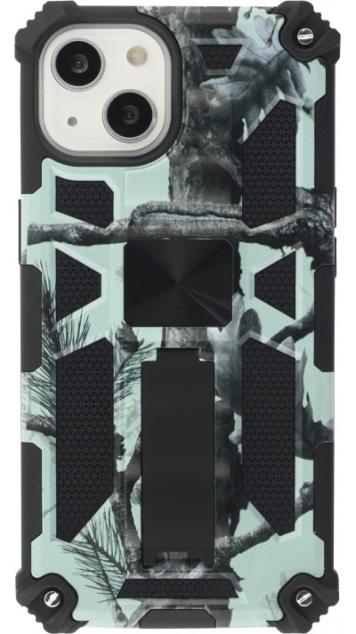 iPhone 13 Case Hülle - Armor Camo jungle - Türkis