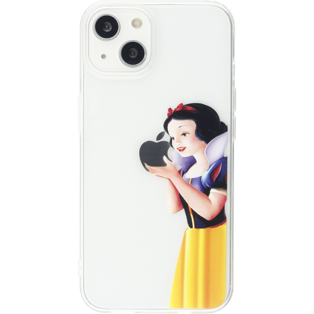 iPhone 15 Case Hülle - Gummi cartoon Schneewittchen