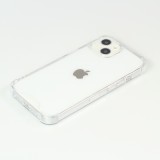 iPhone 14 Max Case Hülle - Bumper Glass TPU Anti-Schock mit Acryl - Transparent