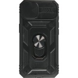 iPhone 15 Case Hülle - Full Body Armor Military-Grade - Schwarz