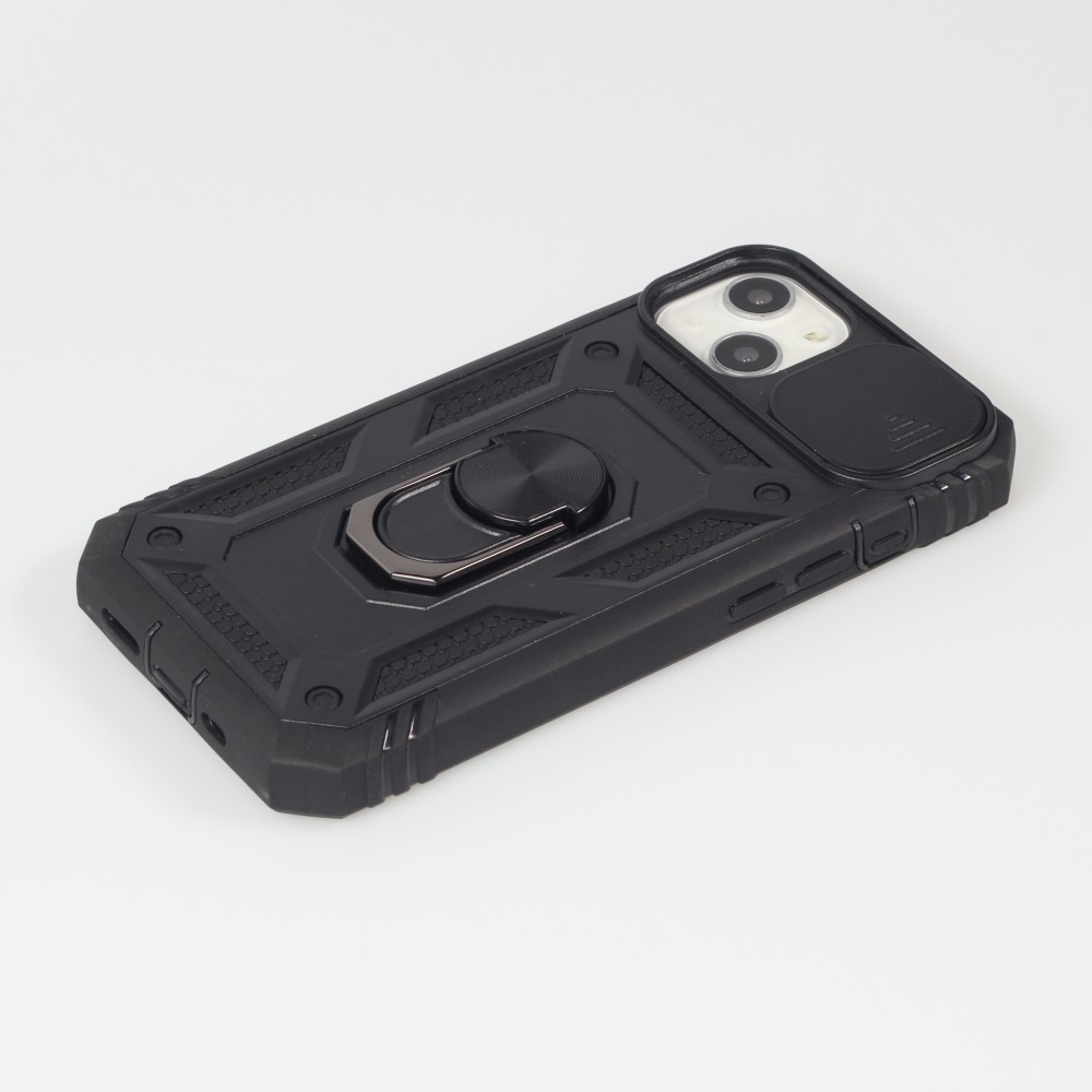 iPhone 14 Pro Max Case Hülle - Full Body Armor Military-Grade - Schwarz