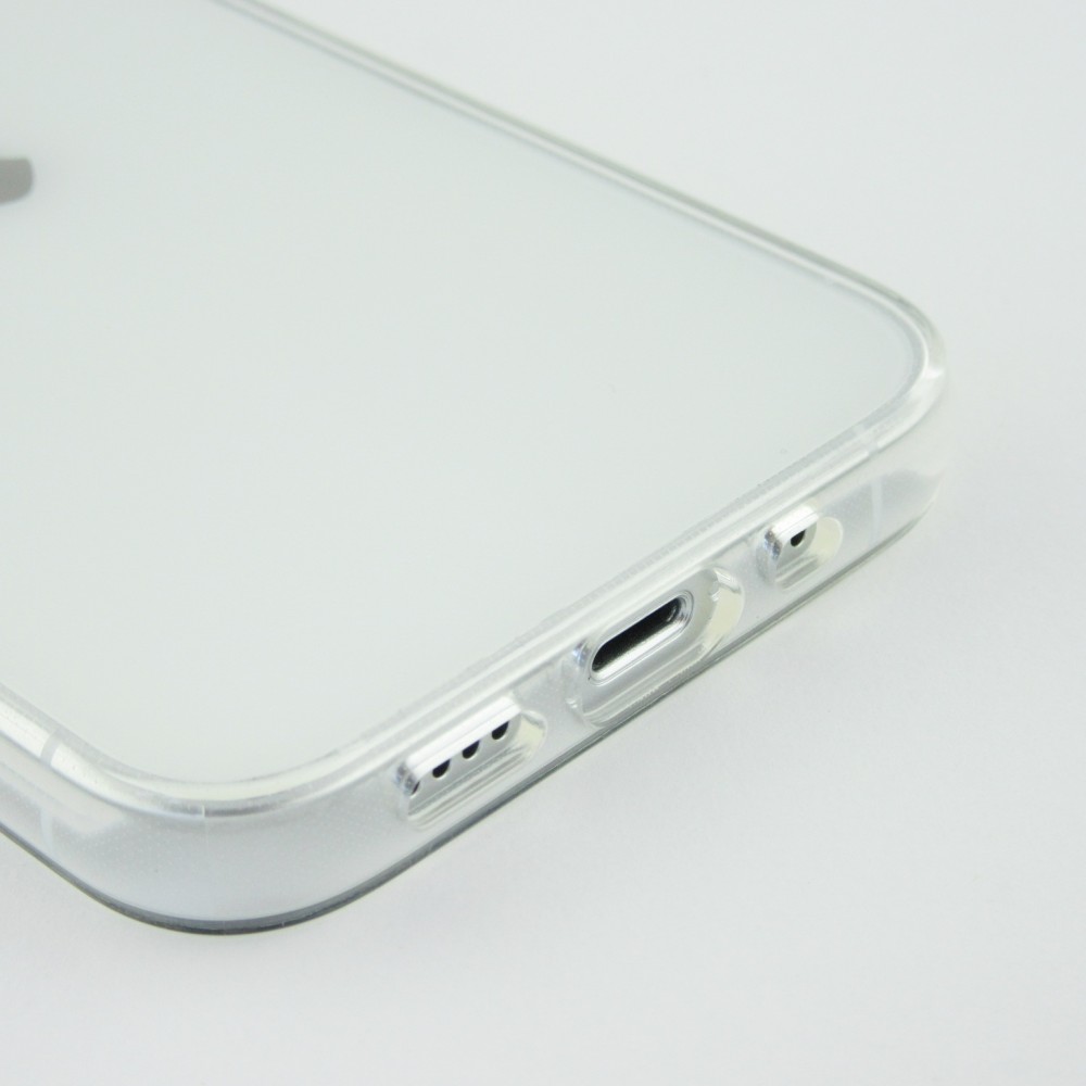 iPhone 15 Plus Case Hülle - Gummi Transparent Silikon Gel Simple Super Clear flexibel