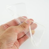 iPhone 14 Case Hülle - Gummi Transparent Silikon Gel Simple Super Clear flexibel