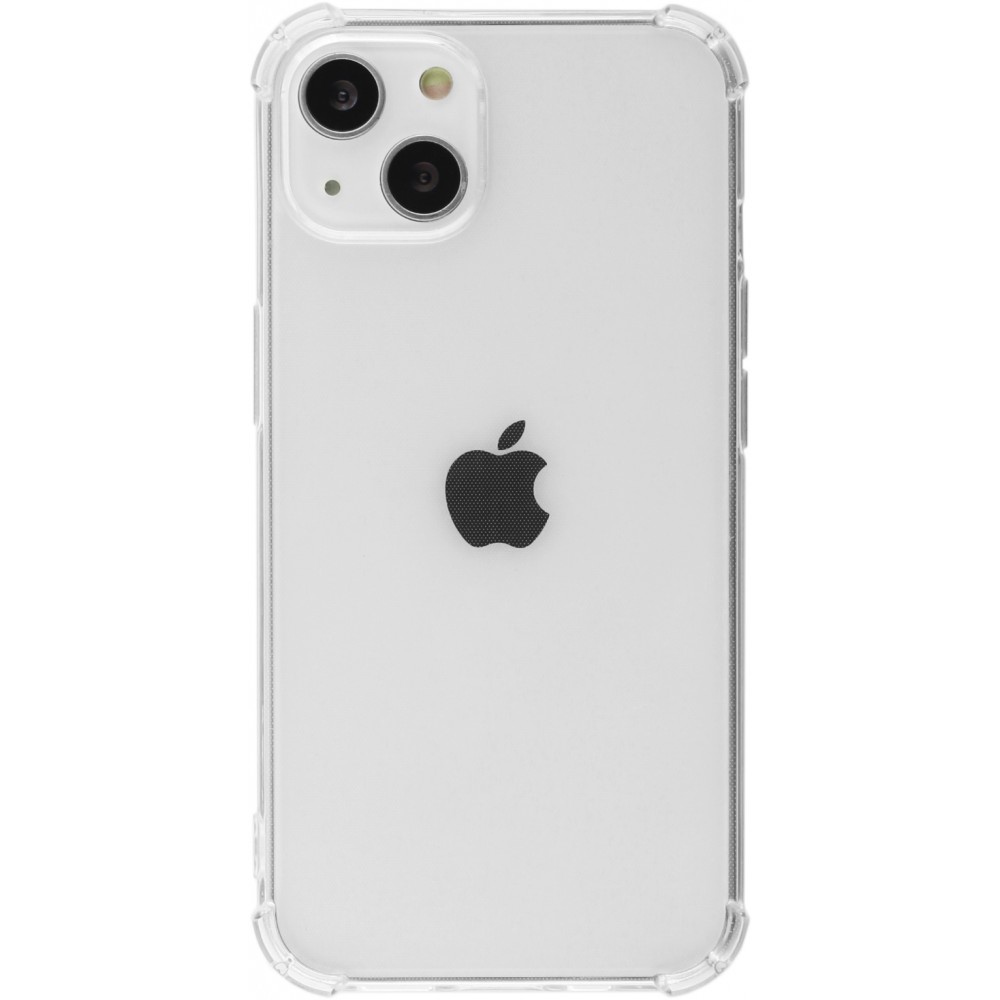 iPhone 14 Plus Case Hülle - Gummi Transparent Gel Bumper mit extra Schutz für Ecken Antischock