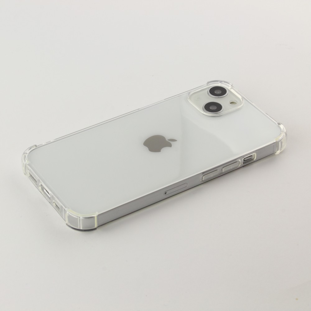 iPhone 15 Case Hülle - Gummi Transparent Gel Bumper mit extra Schutz für Ecken Antischock