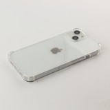 Hülle iPhone 13 mini - Gummi Transparent Gel Bumper mit extra Schutz für Ecken Antischock