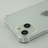 iPhone 15 Case Hülle - Gummi Transparent Gel Bumper mit extra Schutz für Ecken Antischock