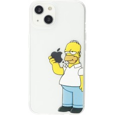 iPhone 15 Case Hülle - Gummi cartoon Homer Simpson