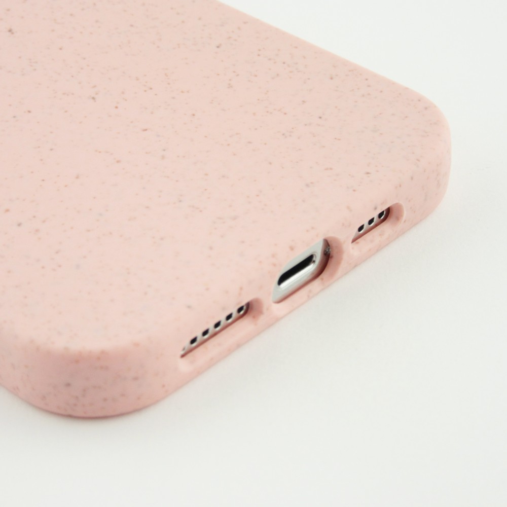 Coque iPhone 16 - Bio Eco-Friendly biodégradable écologique nature - Rose