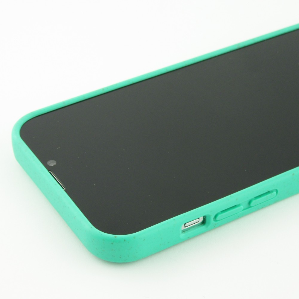 Coque iPhone 16 - Bio Eco-Friendly biodégradable écologique nature - Turquoise