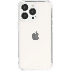 Coque iPhone 16 - Bumper Glass Hybrid TPU silicone anti-choc - Transparent