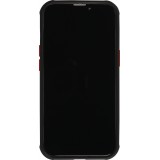 iPhone 12 Pro Max Case Hülle - Dual Tone Bumper Mat Glass - Schwarz