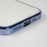 Coque iPhone 14 - Electroplate - Bleu