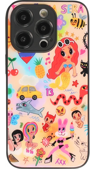 iPhone 13 Pro Max Case Hülle - Karol G Hot cartoons mit brillanter Oberfläche mit schwarzen Silikon Rändern