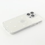 iPhone 16 Case Hülle - Gummi kleines Herz - Weiss