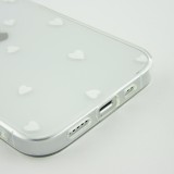 iPhone 16 Pro Case Hülle - Gummi kleines Herz - Weiss