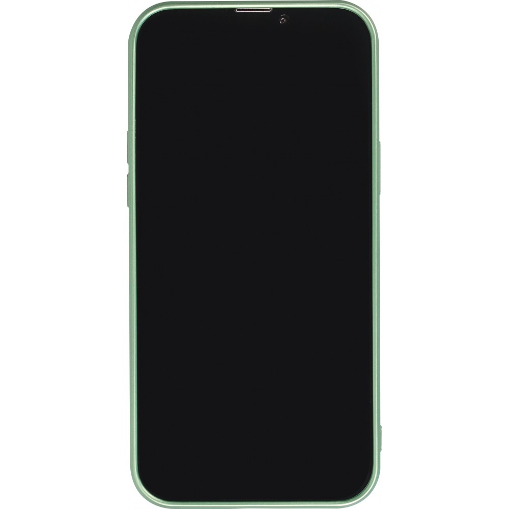 Coque iPhone 16 Pro Max - Gel souple avec vitre de protection caméra MagSafe - Vert