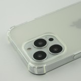 iPhone 14 Pro Case Hülle - Gummi Transparent Gel Bumper mit extra Schutz für Ecken Antischock