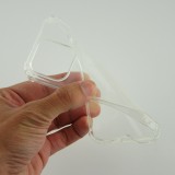 iPhone 14 Pro Case Hülle - Gummi Transparent Gel Bumper mit extra Schutz für Ecken Antischock