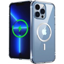 Hülle iPhone 13 Pro Max - MagSafe kompatibel Gummi transparent TPU Silikon