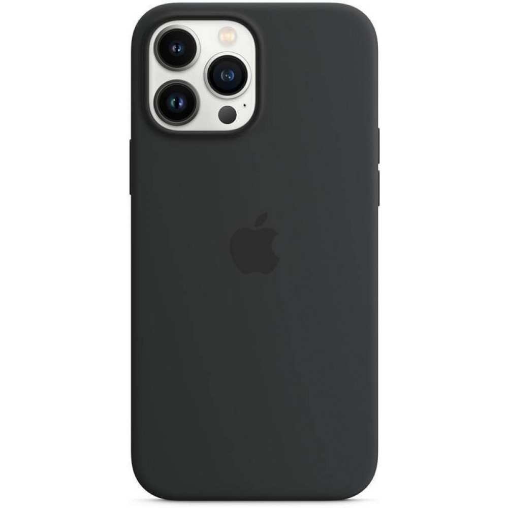 iPhone 13 Pro Max Case Hülle - Apple Silikon soft touch MagSafe - Anthrazitgrau