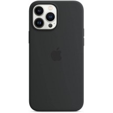 iPhone 13 Pro Max Case Hülle - Apple Silikon soft touch MagSafe - Anthrazitgrau