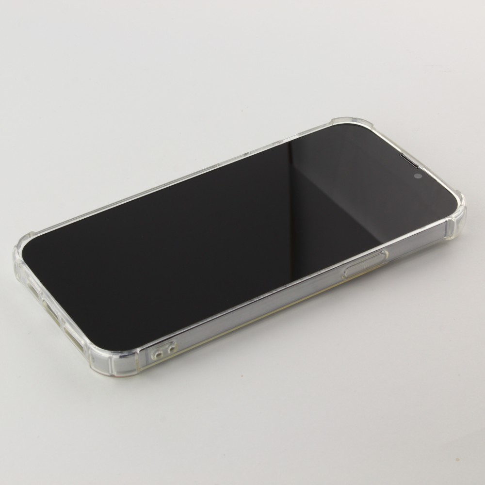 iPhone 13 Pro Max Case Hülle - Gummi Transparent Gel Bumper mit extra Schutz für Ecken Antischock