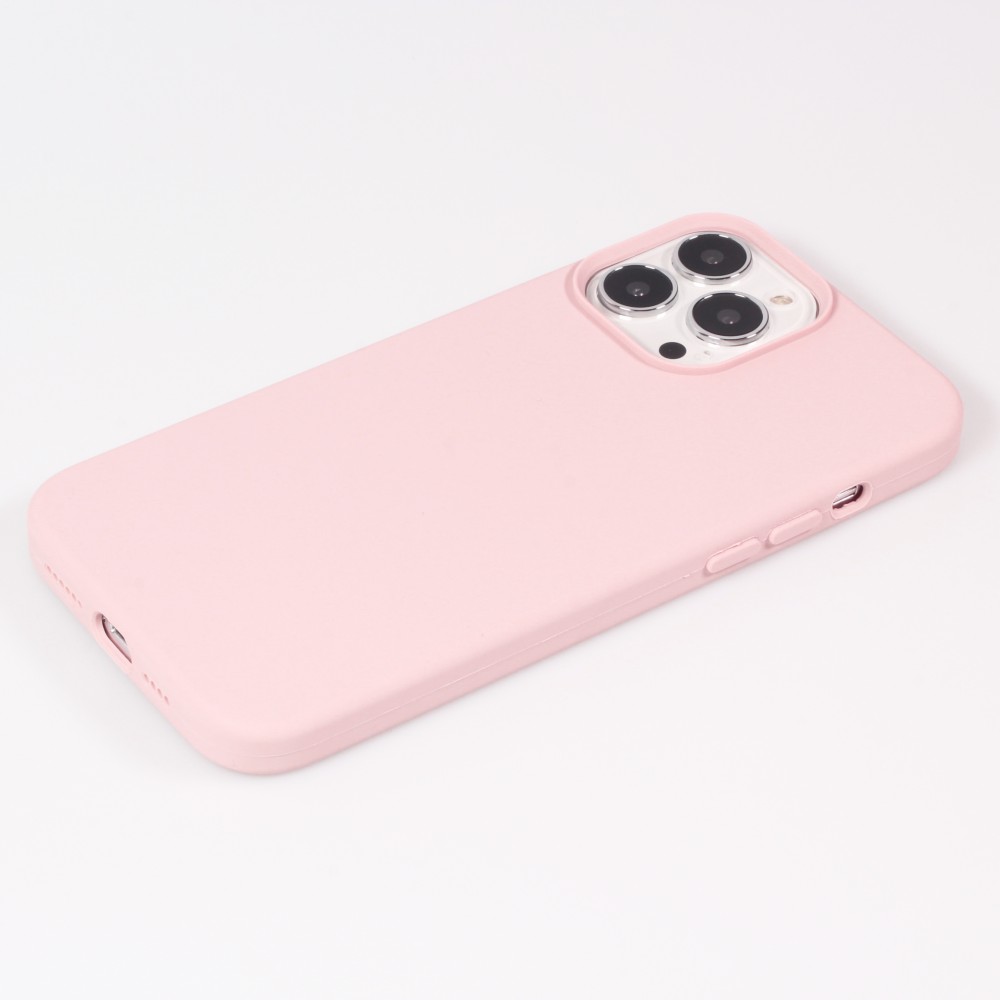 Coque iPhone 15 Pro - Soft Touch - Rose clair