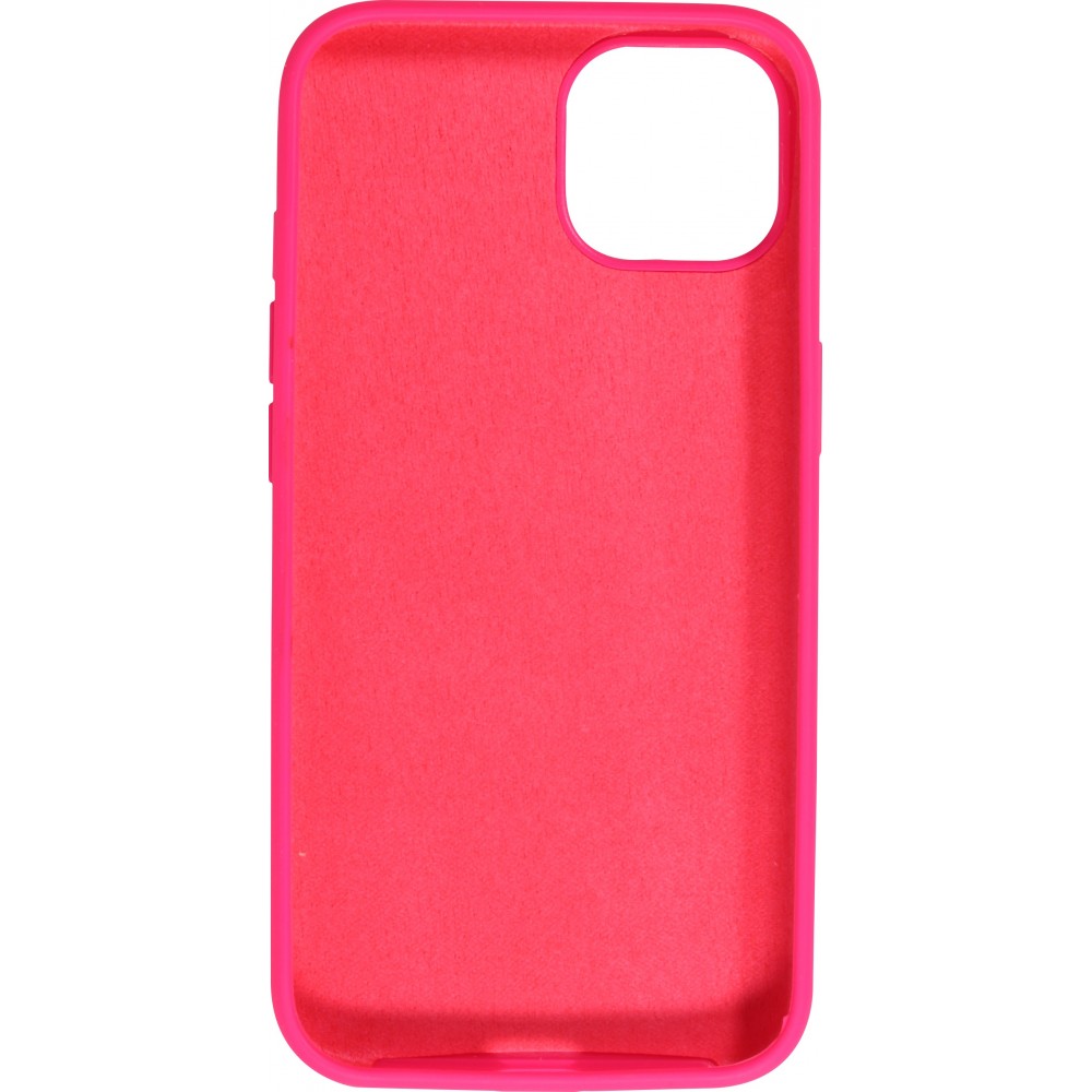 Coque iPhone 15 Pro - Soft Touch - Rose foncé