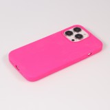 Coque iPhone 15 Pro - Soft Touch - Rose foncé