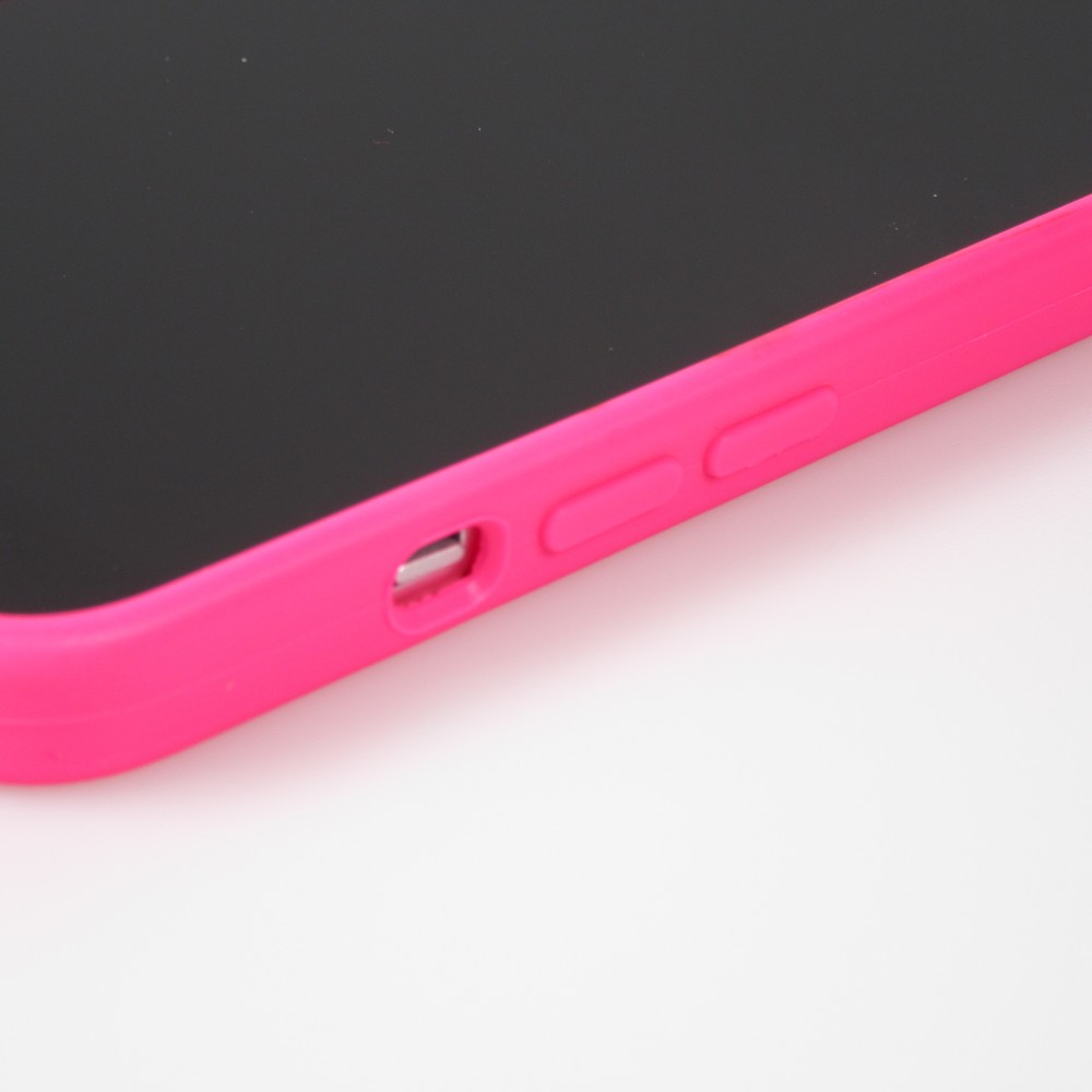 Coque iPhone 15 Pro - Soft Touch - Rose foncé