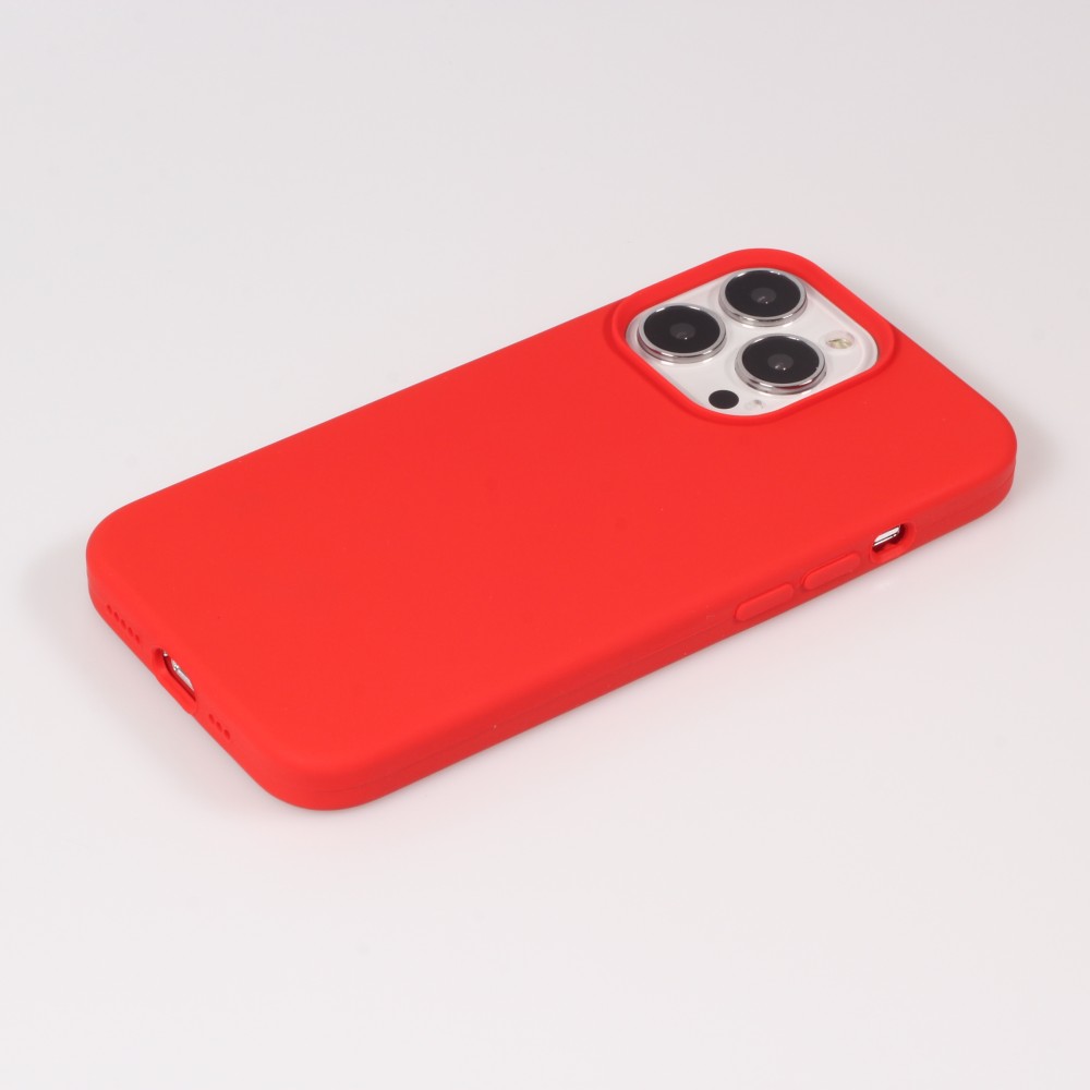 iPhone 15 Pro Case Hülle - Soft Touch - Rot