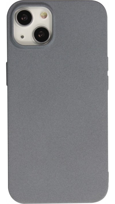 iPhone 13 Pro Case Hülle - Silikon Mat Rau - Grau