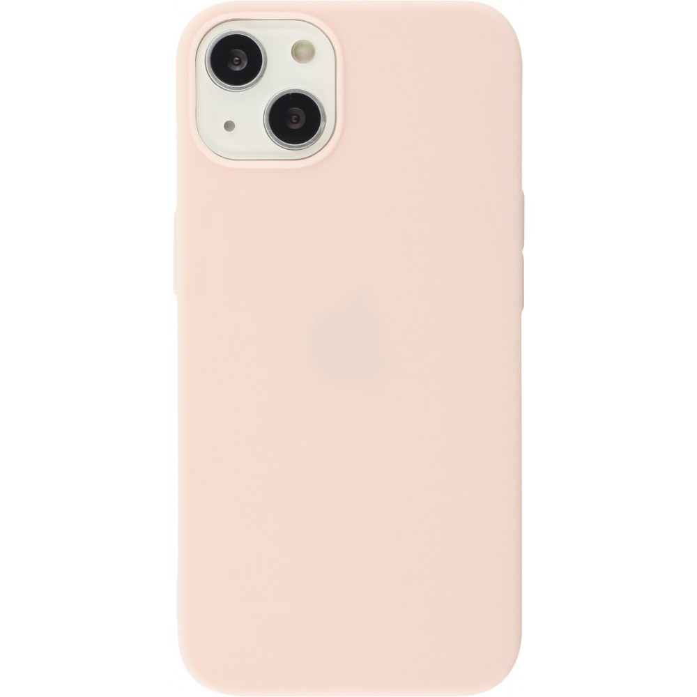 iPhone 15 Plus Case Hülle - Silkon Mat - Hellrosa