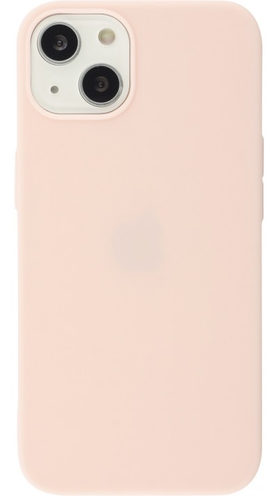iPhone 15 Plus Case Hülle - Silkon Mat - Hellrosa