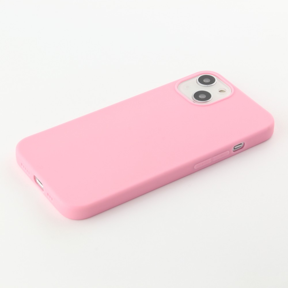 iPhone 13 Case Hülle - Silikon Mat - Rosa