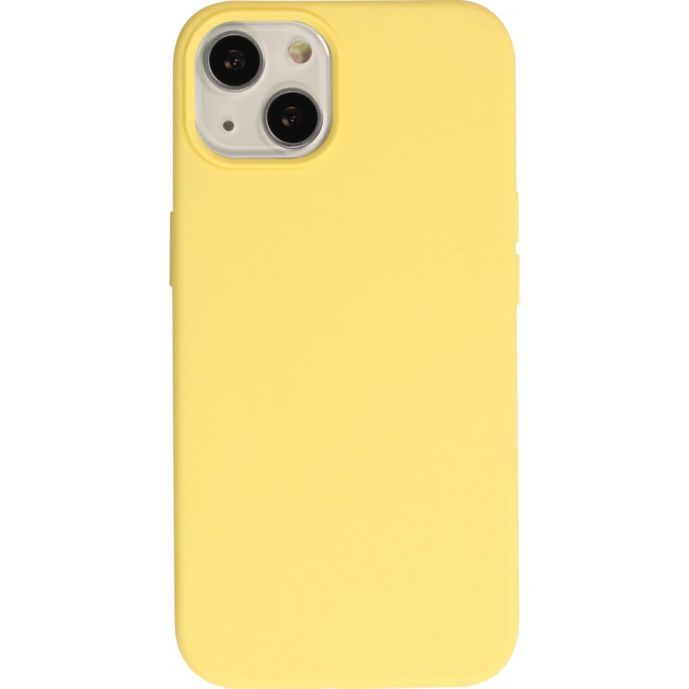 Coque iPhone 15 - Soft Touch - Jaune