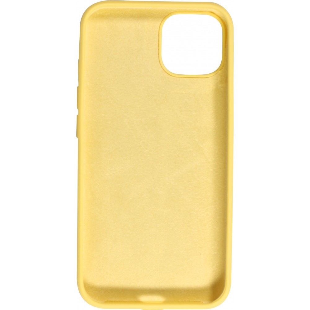 Coque iPhone 15 - Soft Touch - Jaune