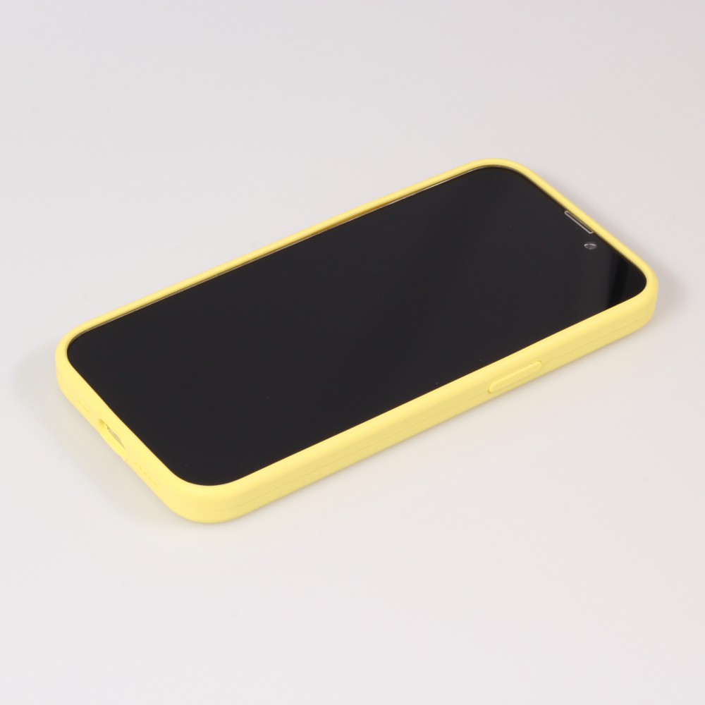 Coque iPhone 15 - Soft Touch - Jaune