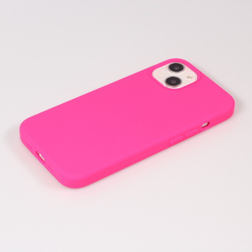 Coque iPhone 15 Plus - Soft Touch - Rose foncé