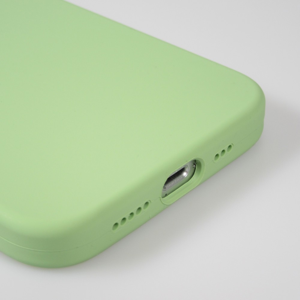 Coque iPhone 15 Plus - Soft Touch - Vert clair