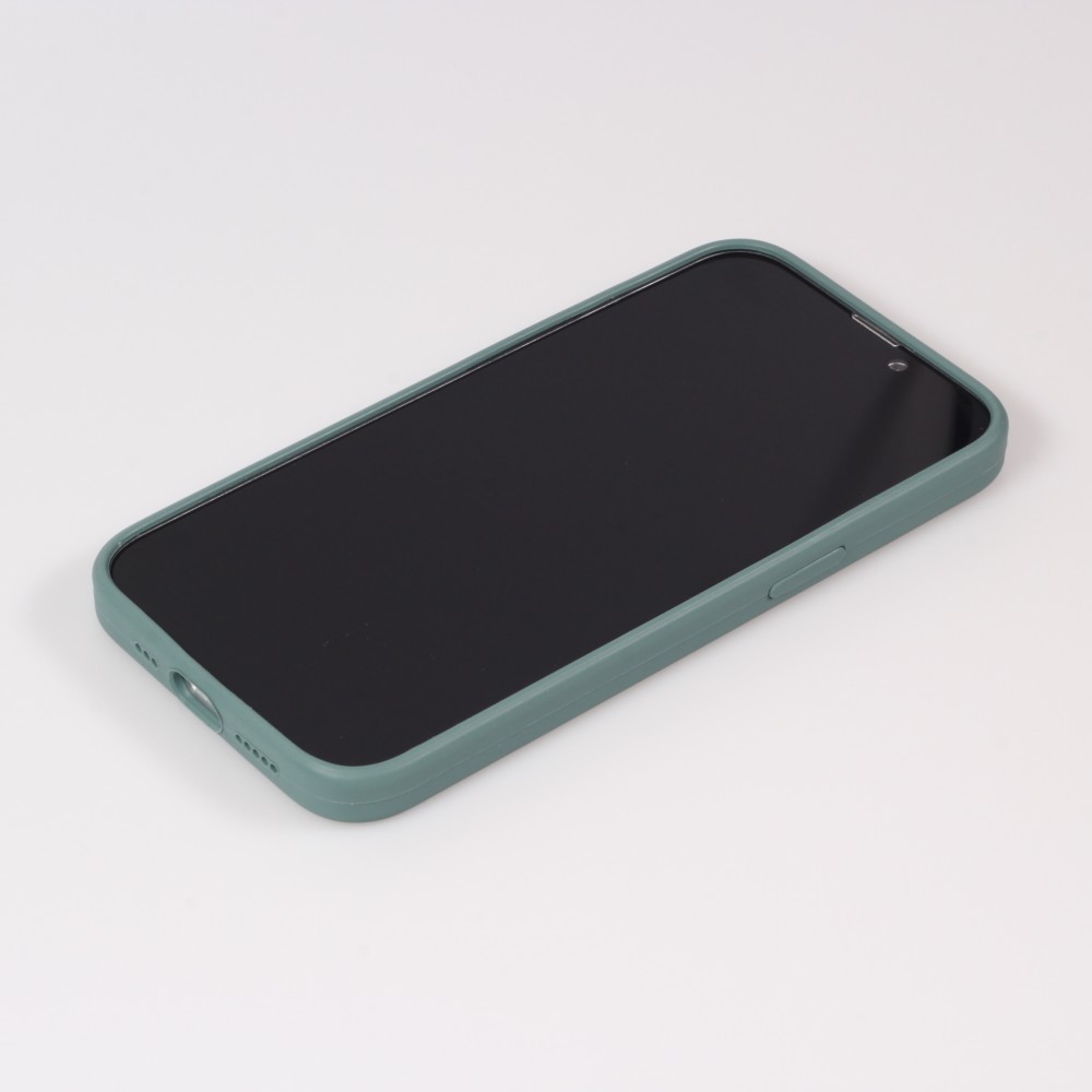 iPhone 15 Plus Case Hülle - Soft Touch - Dunkelgrün