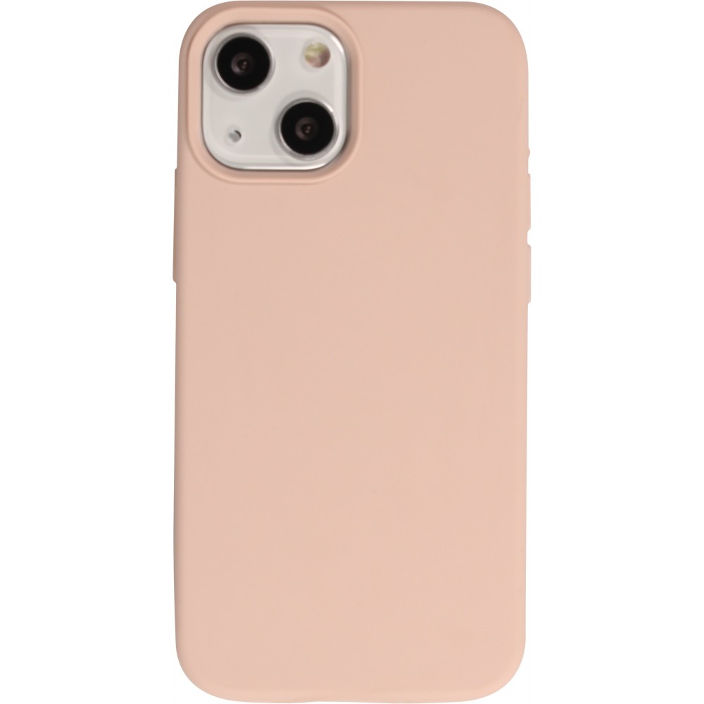 Coque iPhone 15 Plus - Soft Touch rose pâle