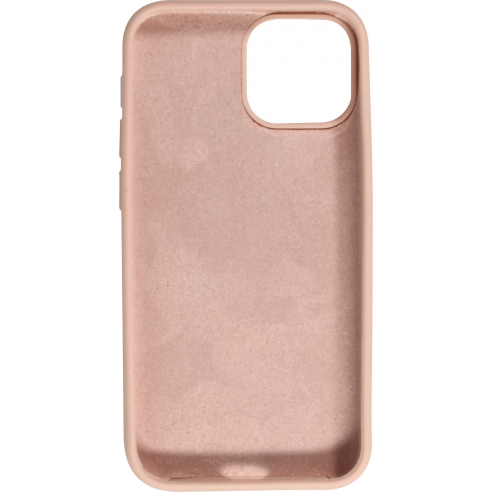 Coque iPhone 15 Plus - Soft Touch rose pâle