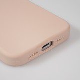 Coque iPhone 15 Plus - Soft Touch rose pâle