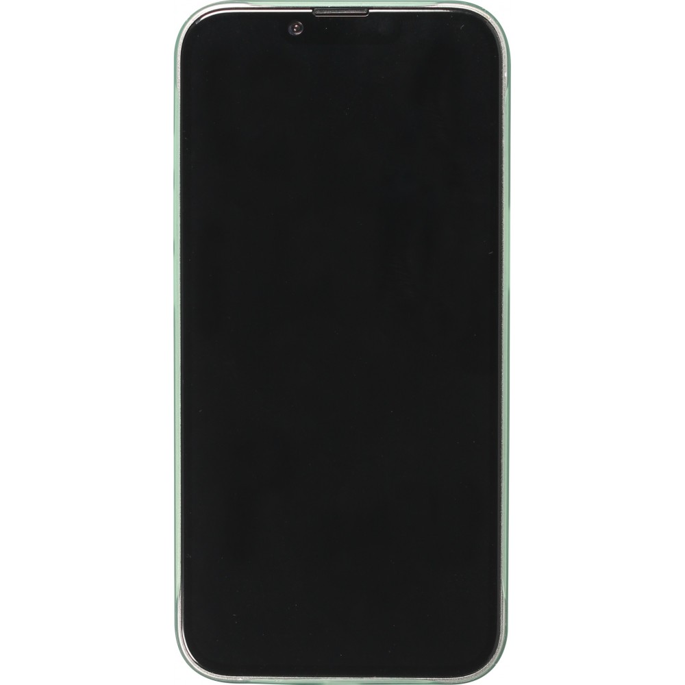 Coque iPhone 15 - plastique ultra fin semi-transparent mat - Vert